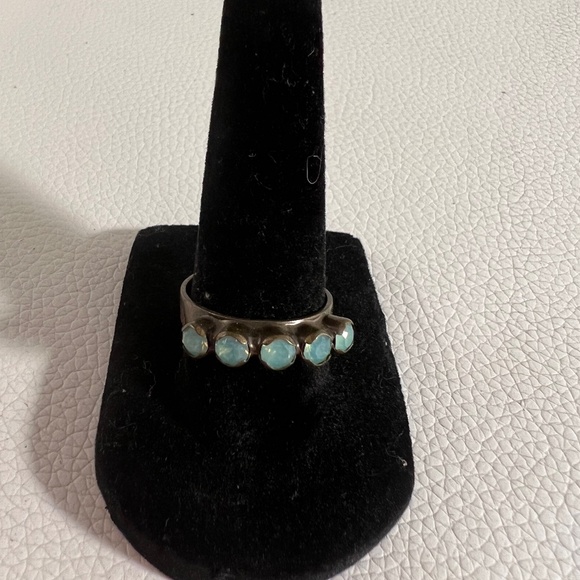 Sabika Stackable Ring - Pacific Opal - Picture 1 of 5